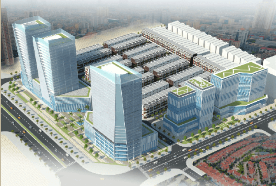 Hình ảnh phối cảnh dự án biệt thự Hoàng Huy Mall Hải Phòng