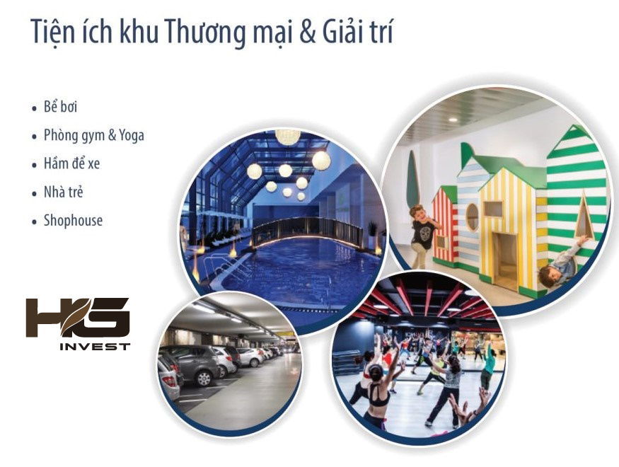 Tiện ích khu thương mại & giải trí Hoàng Huy Grand Tower