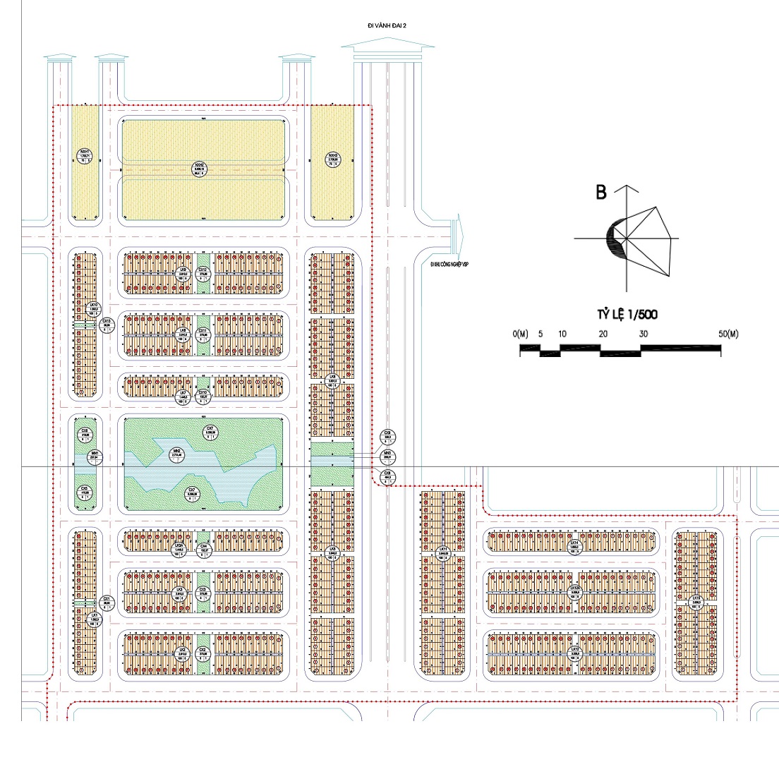 mặt bằng dự án hoàng huy new city