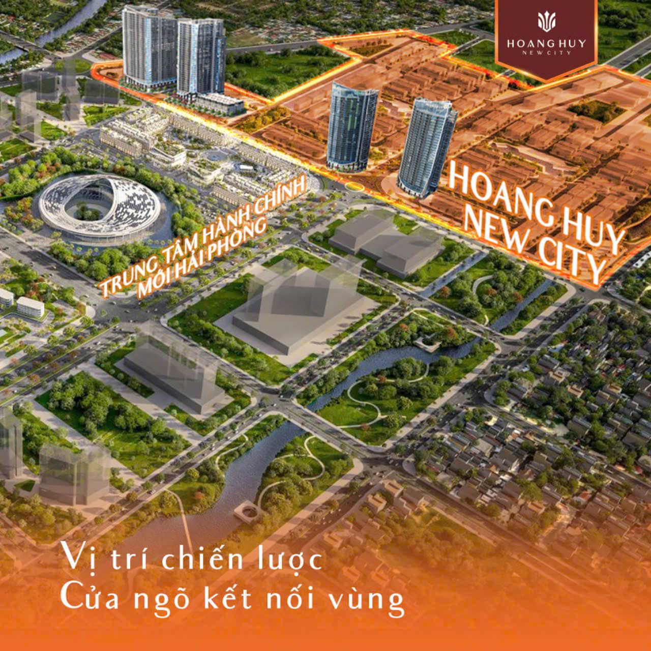 vị trí dự án hoàng huy new city thủy nguyên hải phòng 